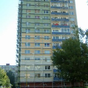 Lešenie bytový dom Prešov